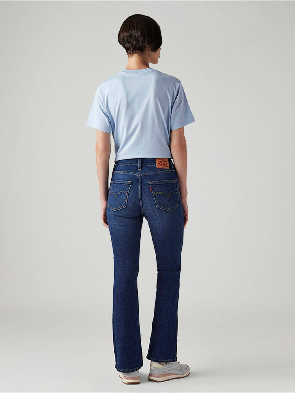 Blue Solid/Plain High Waist Jeans | BT10 - view 2