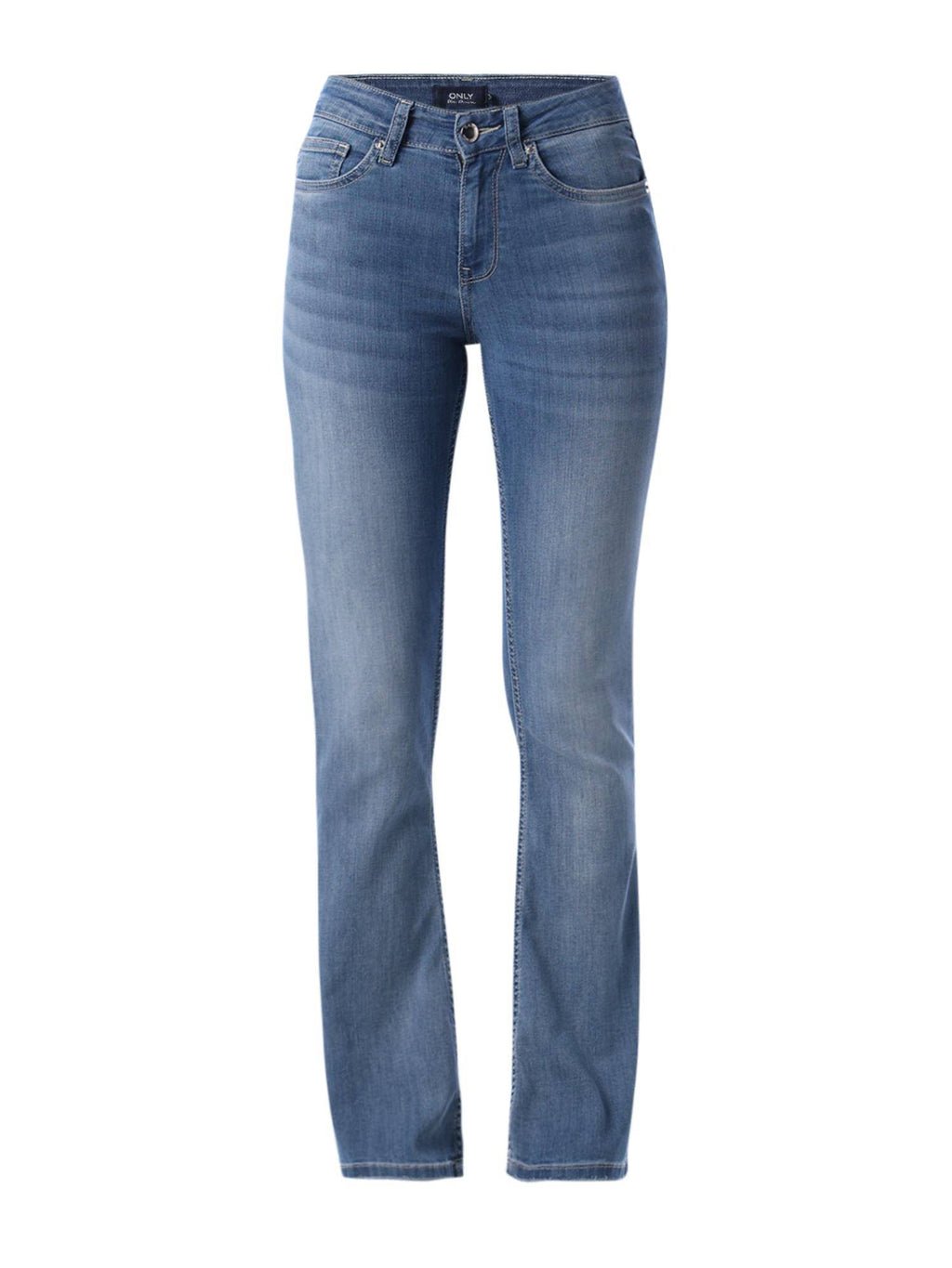 Blue Solid/Plain High Waist Jeans | ST23 - view 6