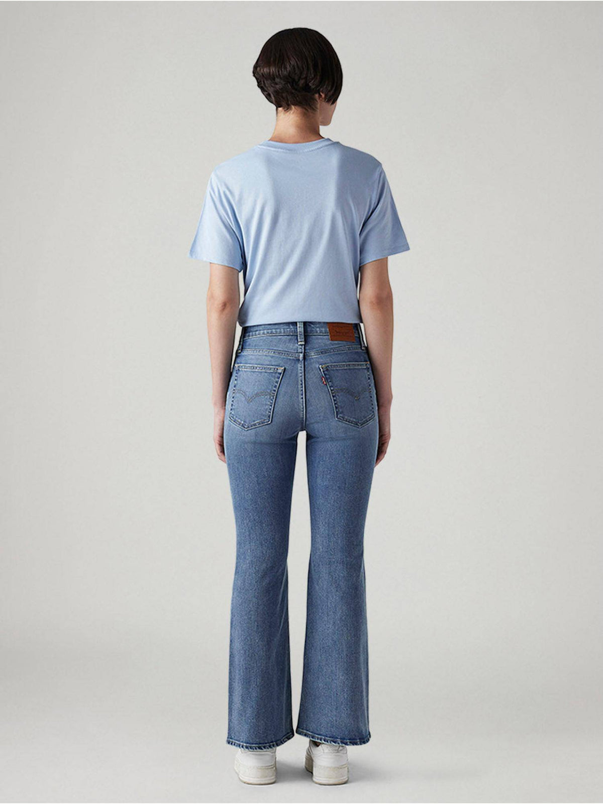 Blue Solid/Plain High Waist Jeans | BT10 - view 4