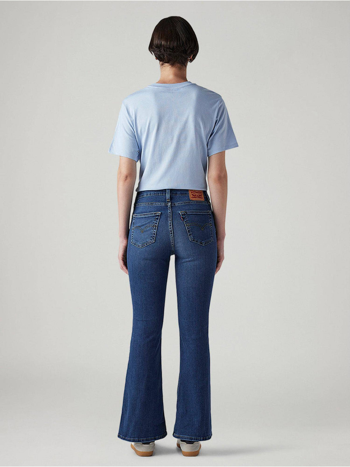 Blue Solid/Plain High Waist Jeans | BT10 - view 2