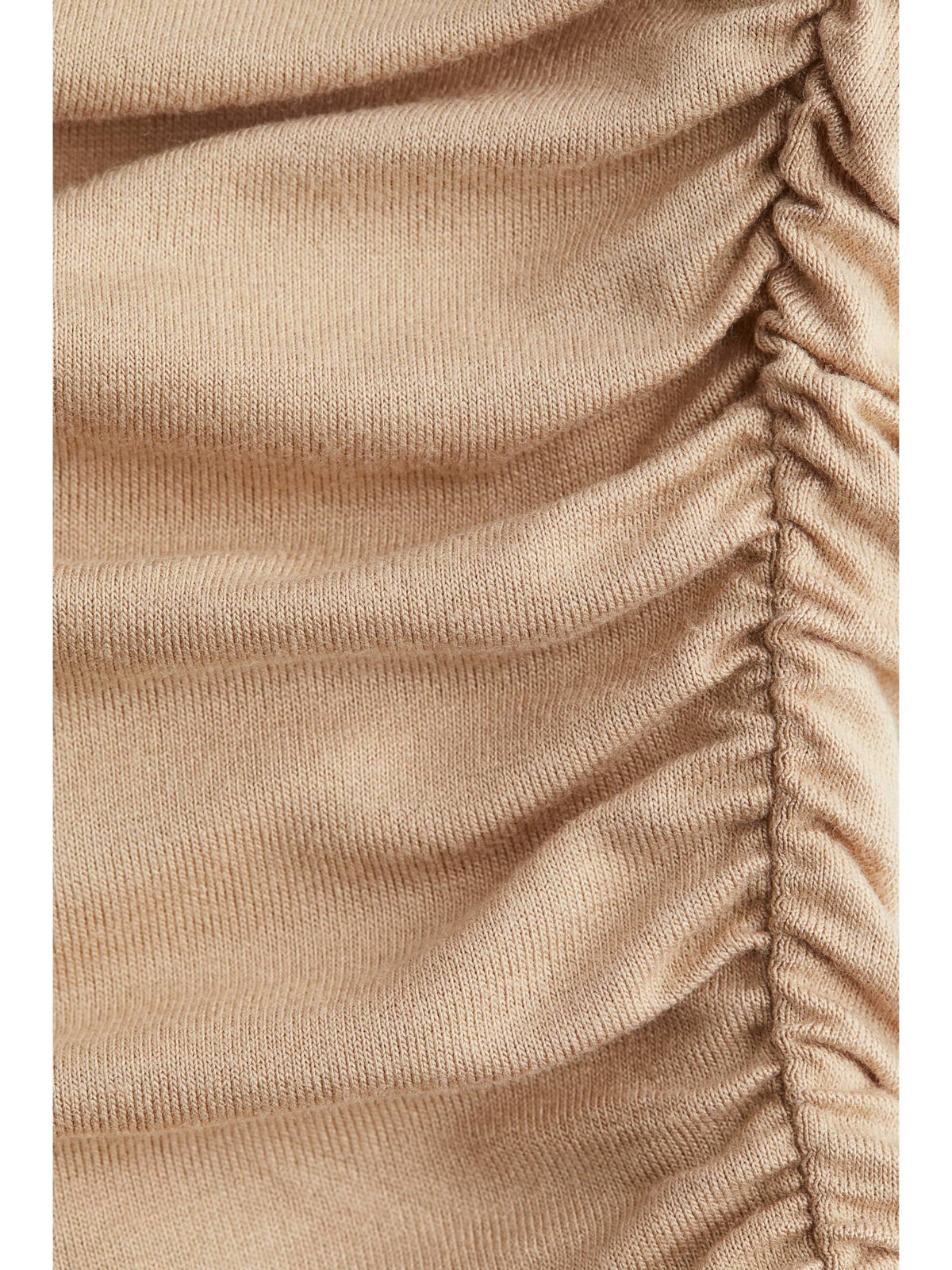 Women Beige Draped Tube Top | TT90 - view 2