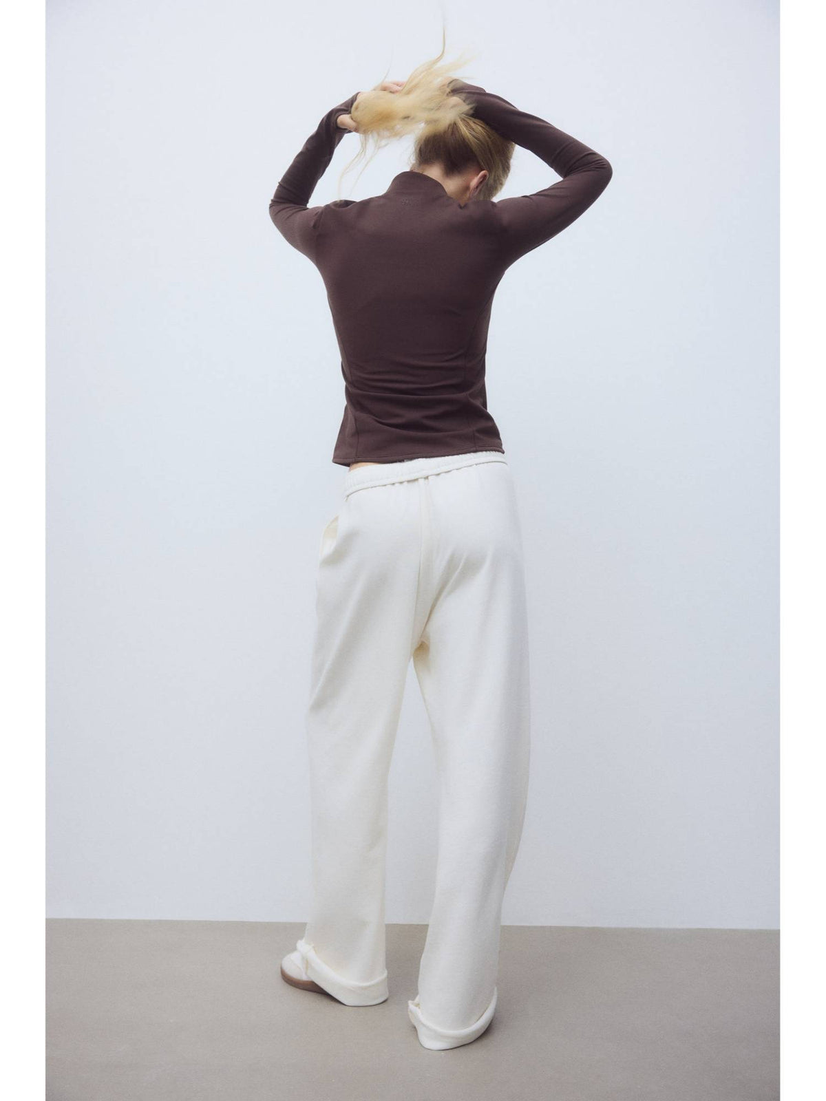 Women Brown Sports Fleece Jacket With Softmove | JK12 - view 3