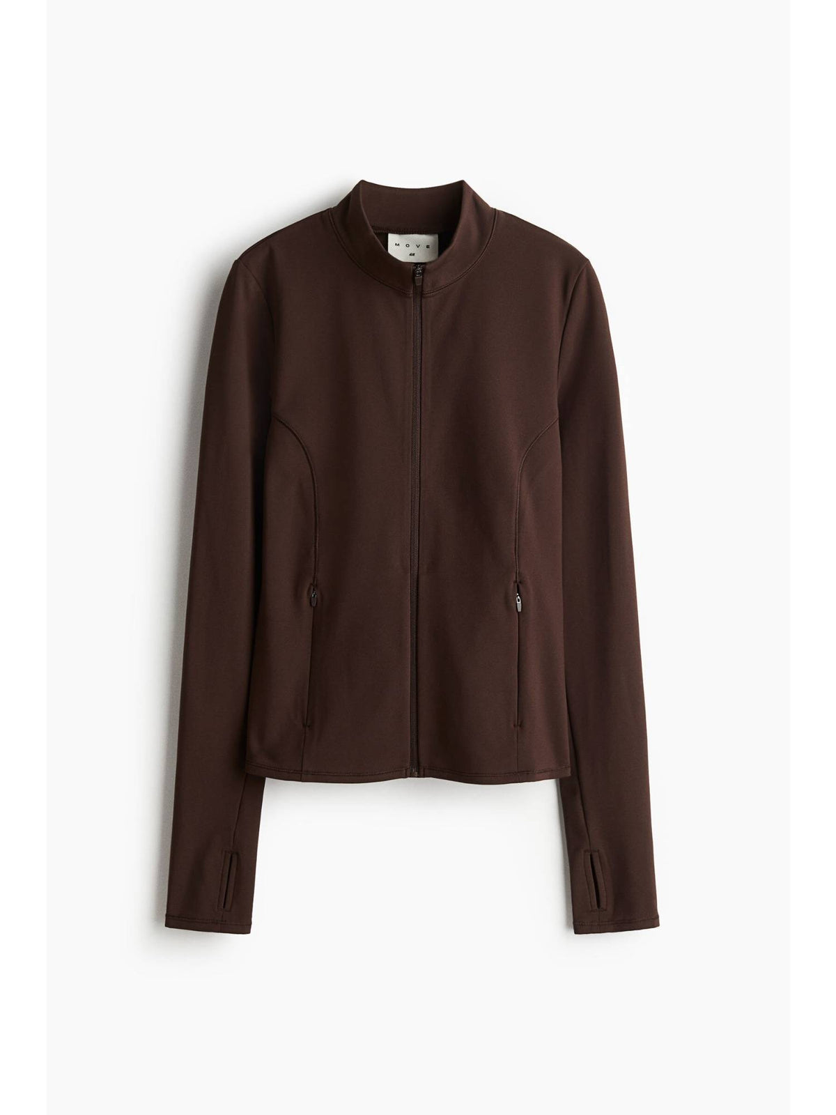 Women Brown Sports Fleece Jacket With Softmove | JK12 - view 4