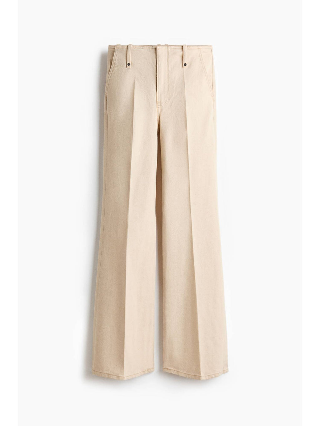 Women Beige Bootcut High Waist Jeans | BT10 - view 4