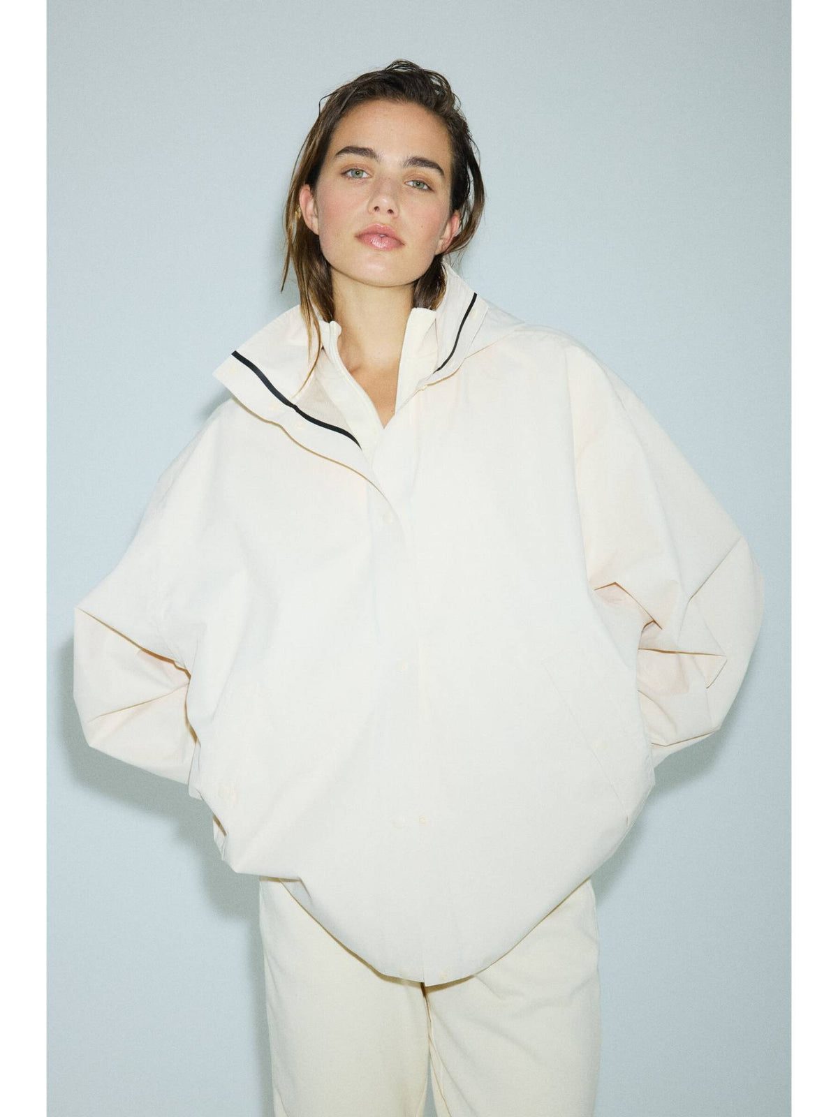 Women Black Rain Jacket With Stormmove | JK12 - view 15