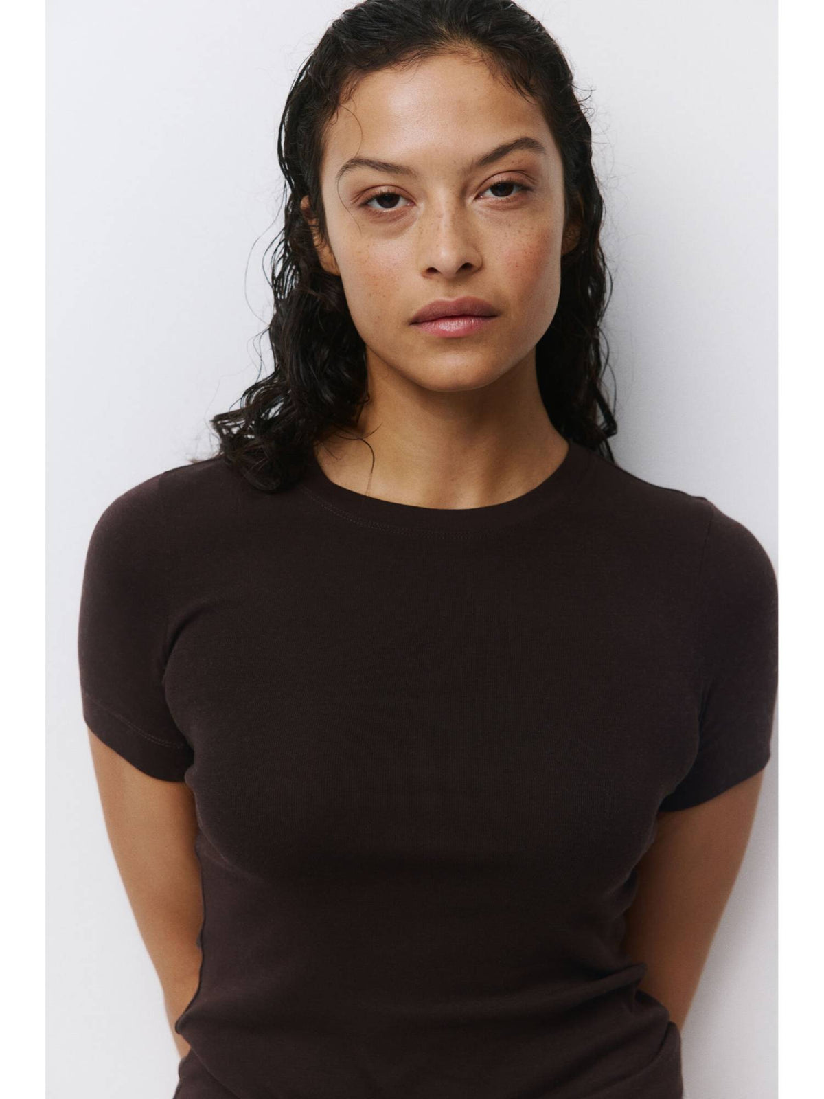 Women Pink Cotton T-Shirt | TS56 - view 30