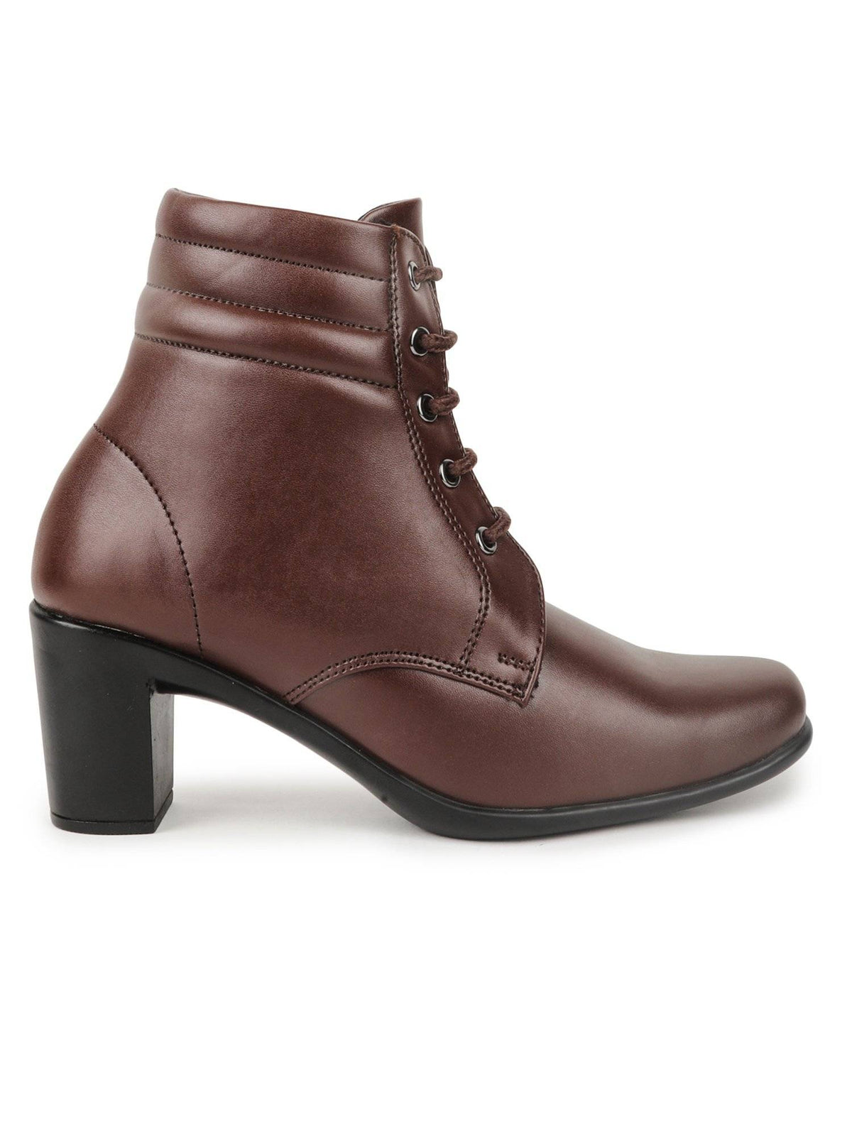 Brown Color Solid Boots | BT61 - view 3