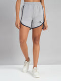 Womens Grey Layover Shorts - view 1