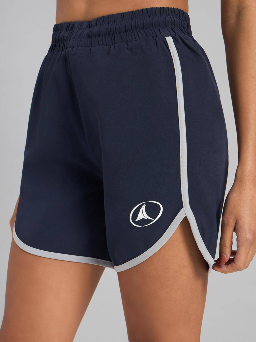 Womens Grey Layover Shorts - view 15