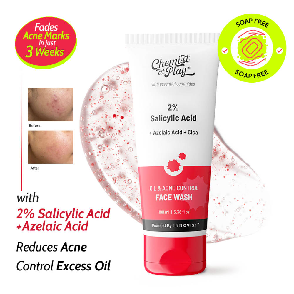 2% Salicylic Acid Face Wash For Oily Skin with Niacinamide Oil Cleanser for Face | FC3 - view 1
