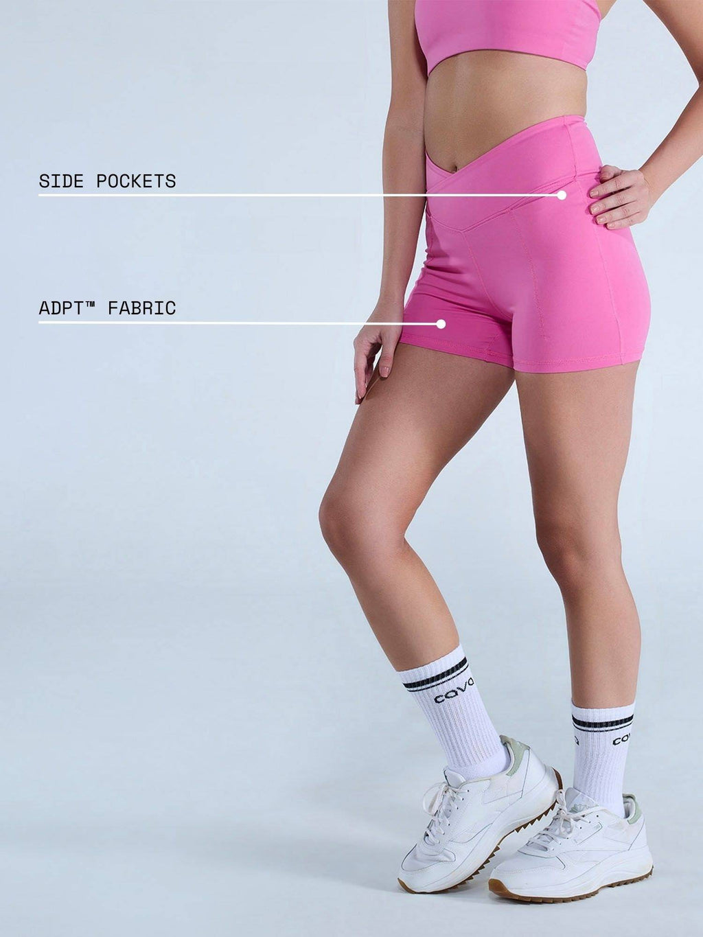 Pink Hourglass Booty Shorts - view 4