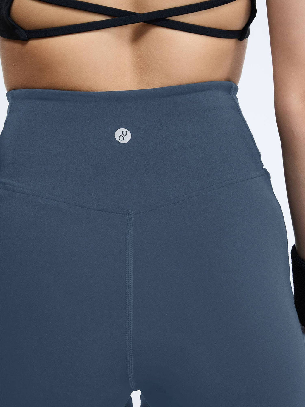 Steel Blue Hourglass Booty Shorts - view 7