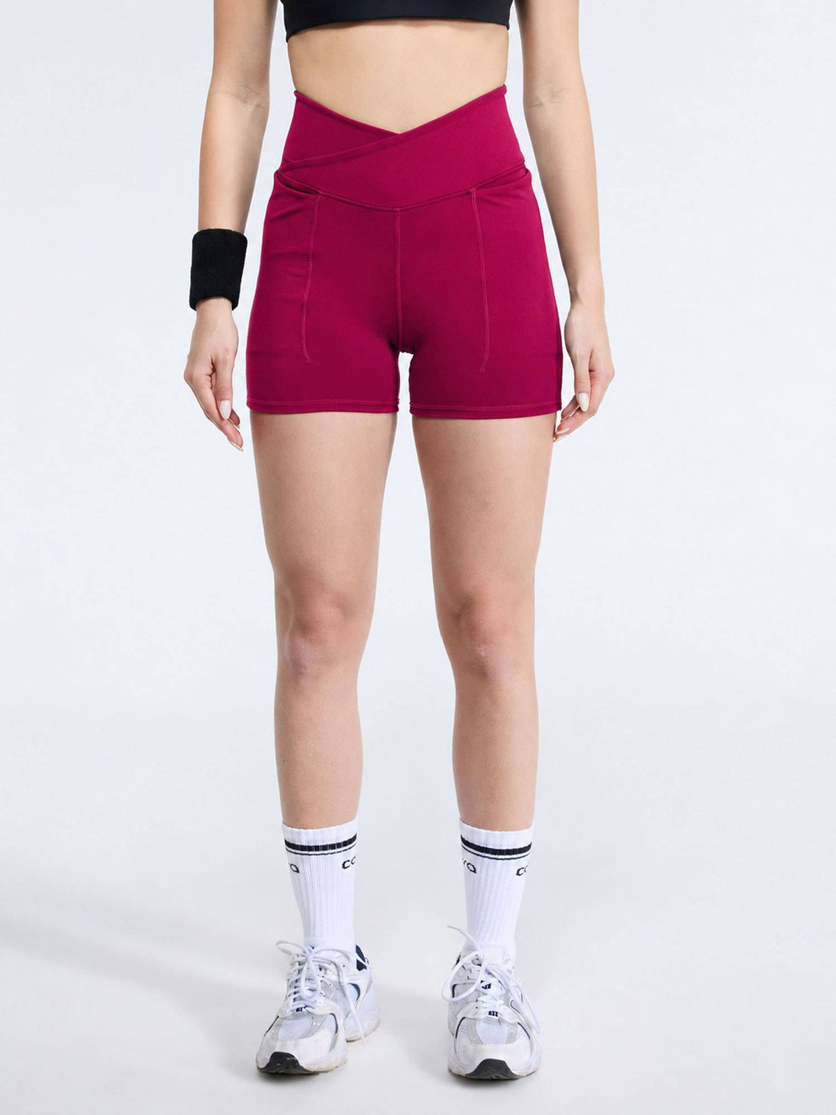 Wine Hourglass Booty Shorts - view 22