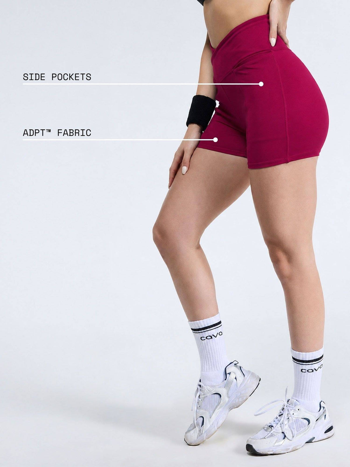 Wine Hourglass Booty Shorts - view 25