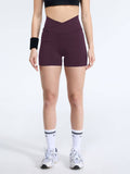 Wine Hourglass Booty Shorts - view 1