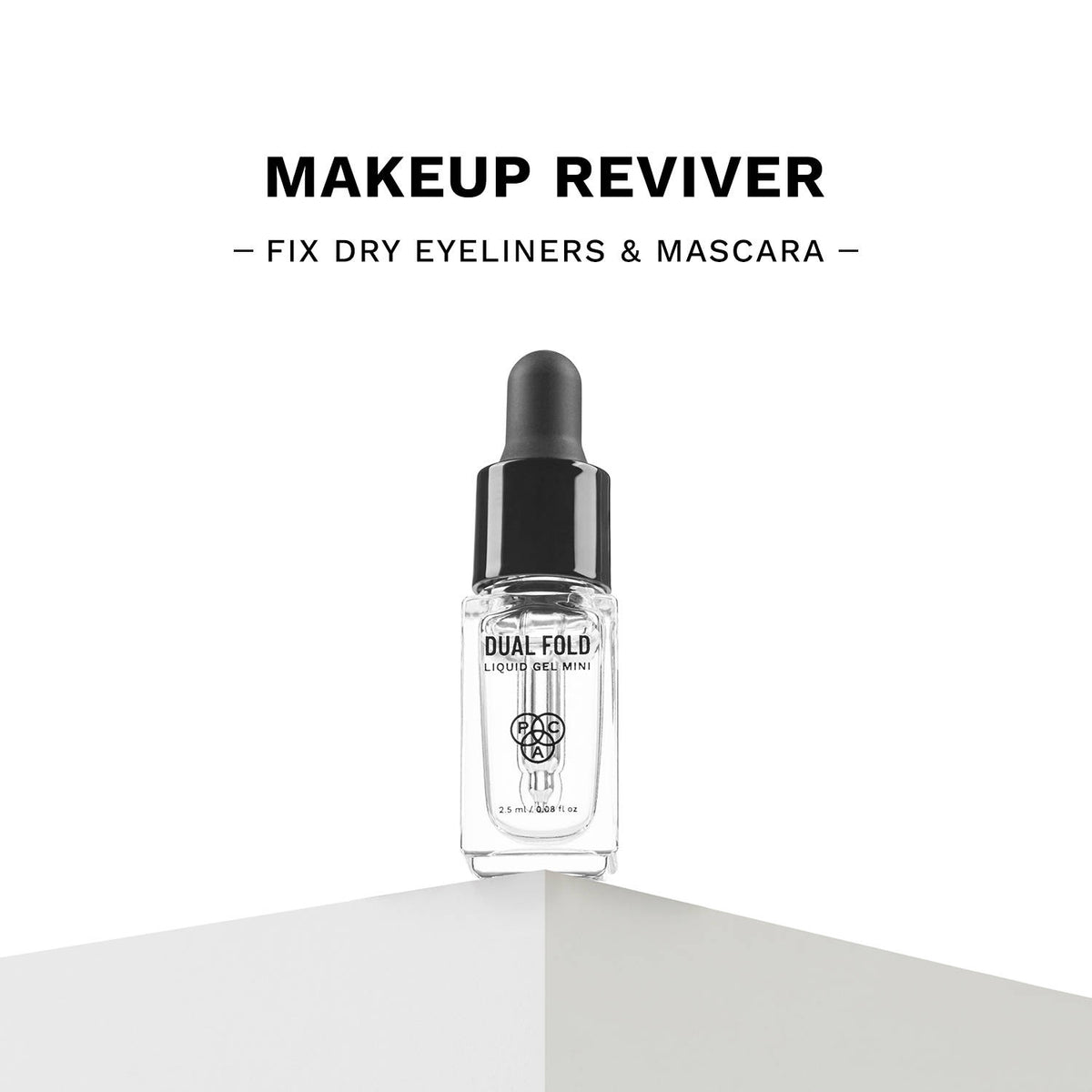 Dual-Fold Liquid Gel - Makeup Mixing Liquid to fix Dry Gel Eyeliners & Mascara, Makeup Reviver | E20 - view 1