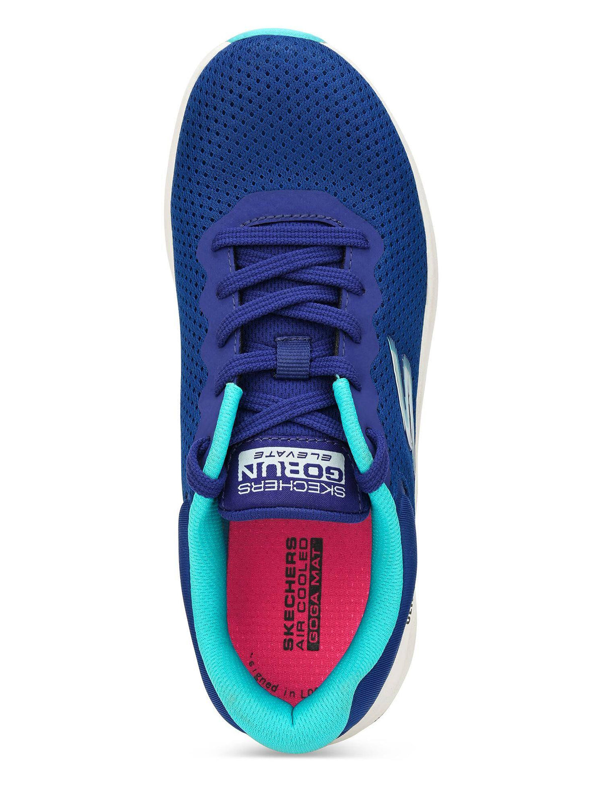 Women GO RUN ELEVATE Aqua Lace Up Running Shoes | SH9 - view 3
