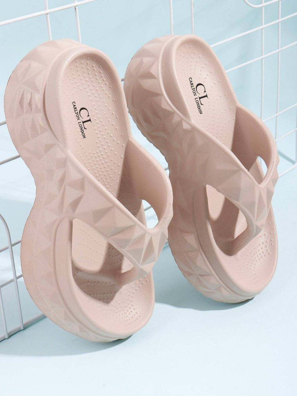 Womens Beige Superior Elevated Comfort Sandals | SD89 - view 3