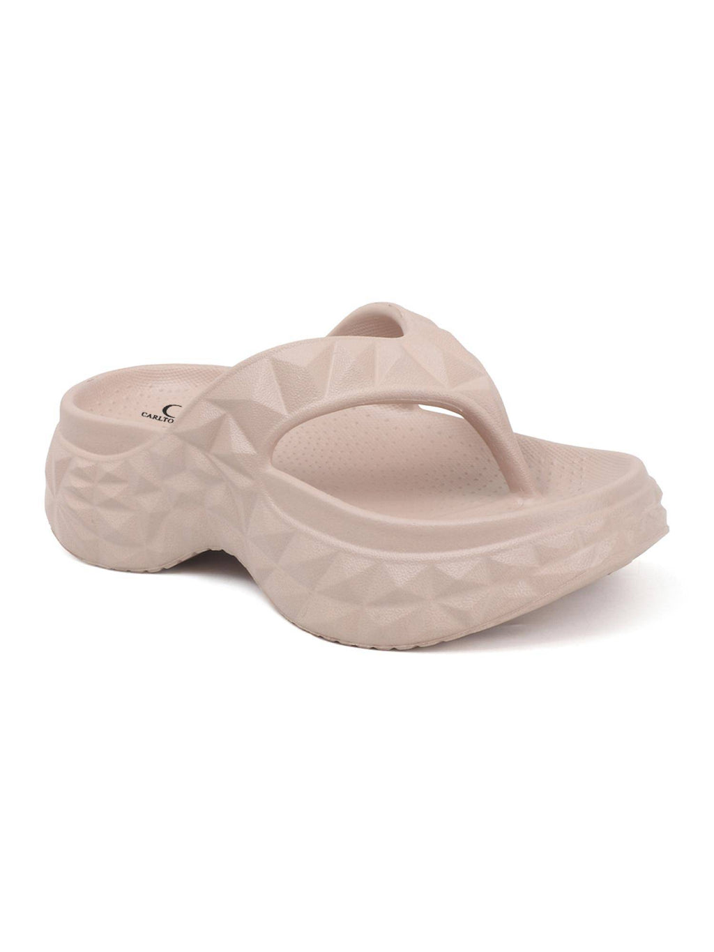 Womens Beige Superior Elevated Comfort Sandals | SD89 - view 4