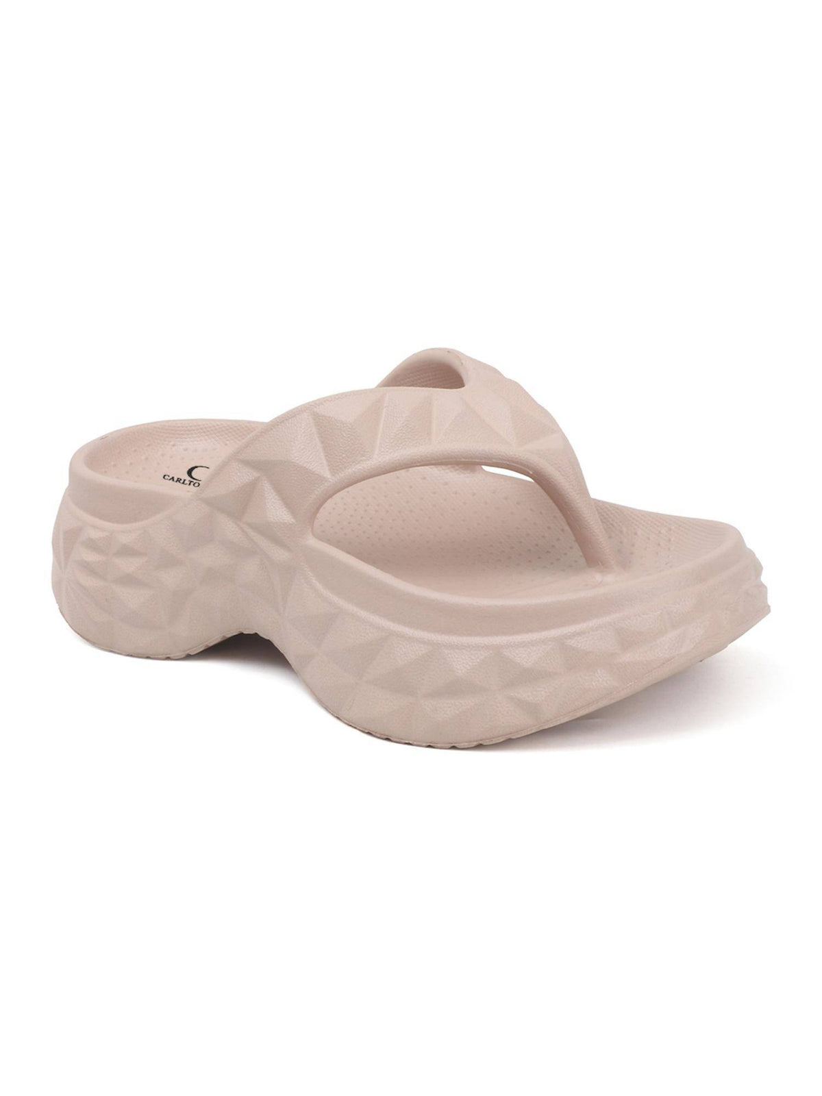 Womens Beige Superior Elevated Comfort Sandals | SD89 - view 4