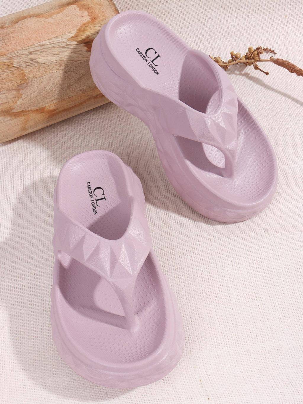 Womens Purple Superior Elevated Comfort Sandals | SD89 - view 3