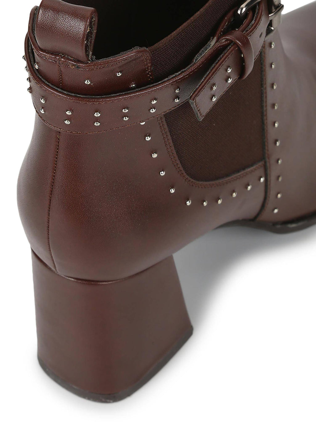 Women High Buckle Boots - Brown | BT61 - view 4