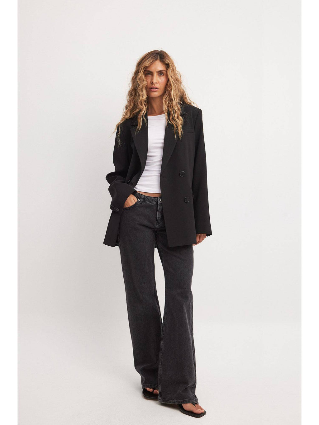 Low Waist Jeans - Washed Black | BT10 - view 2