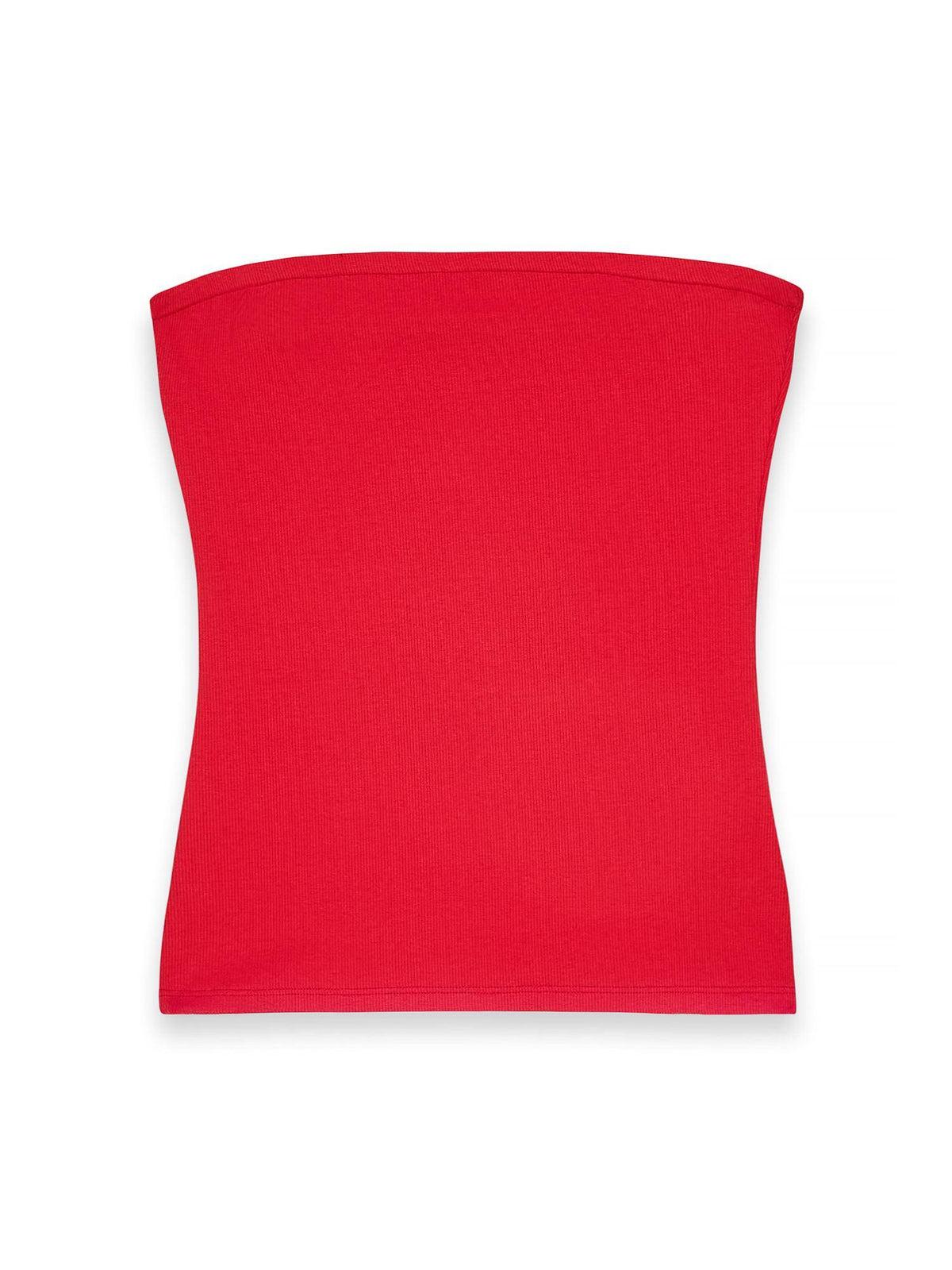 Ribbed Tube Top - Red | TT90 - view 5