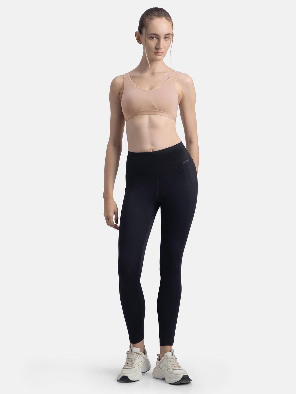 1376 Wirefree Non Padded Cotton Elastane Active Bra - Heather Rose | sb09 - view 28