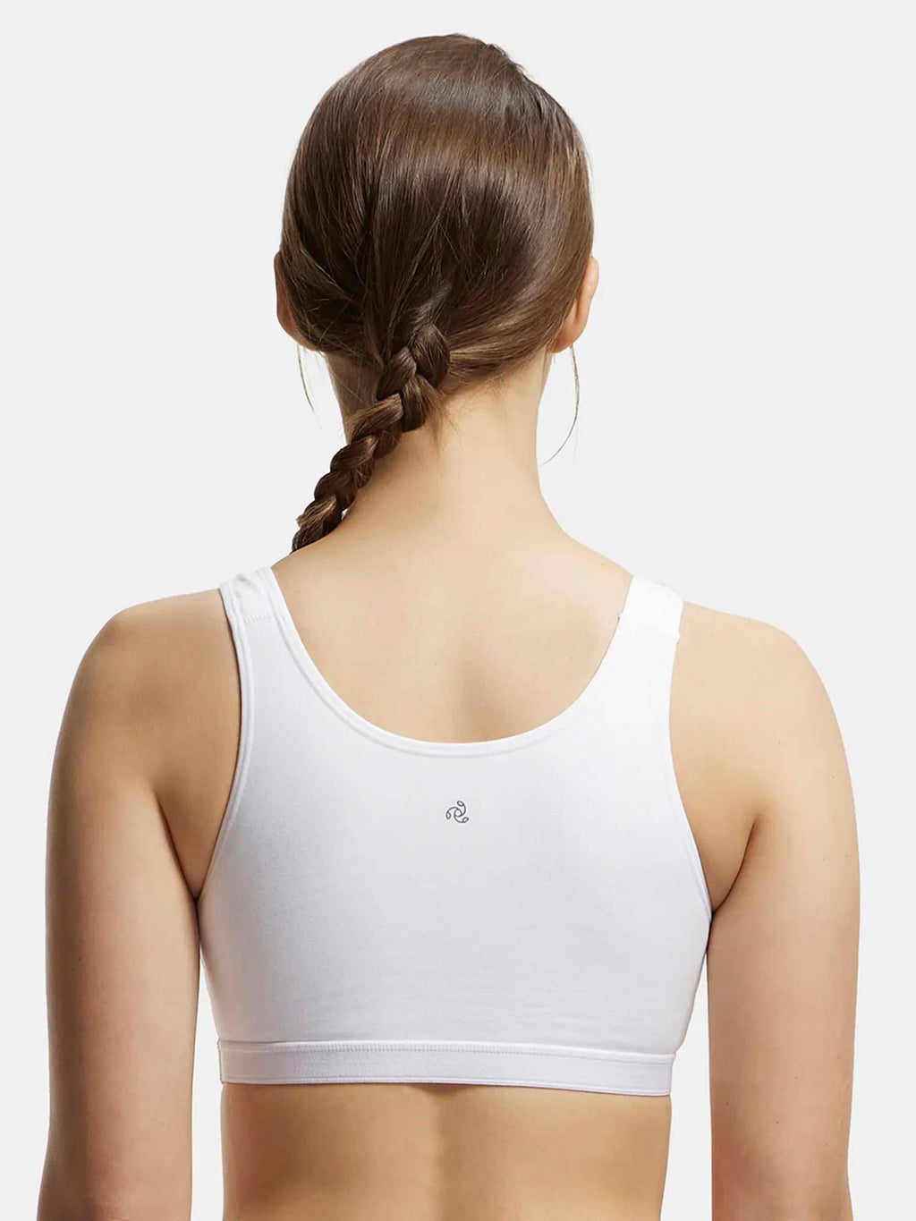 1376 Wirefree Non Padded Cotton Elastane Active Bra - Heather Rose | sb09 - view 20