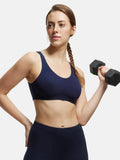 1376 Wirefree Non Padded Cotton Elastane Active Bra - Skin | sb09 - view 45