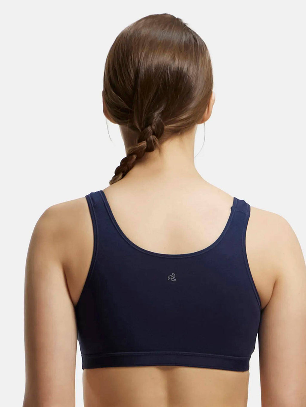 1376 Wirefree Non Padded Cotton Elastane Active Bra - Skin | sb09 - view 48