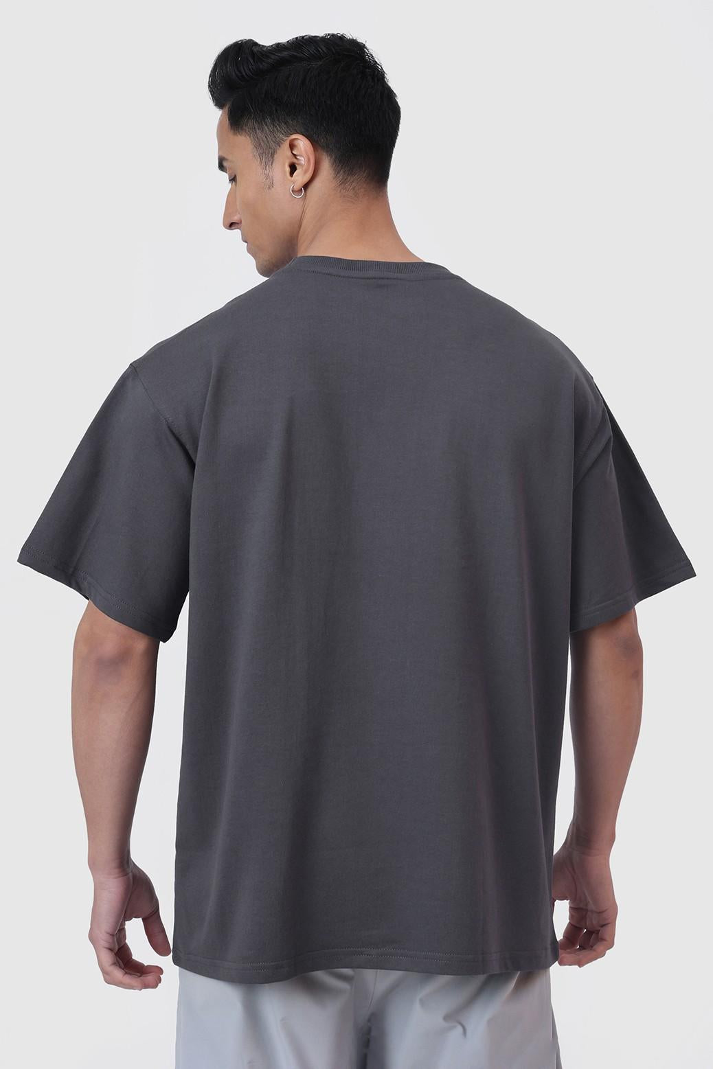 Brookline Oversized T-shirt Dark Grey