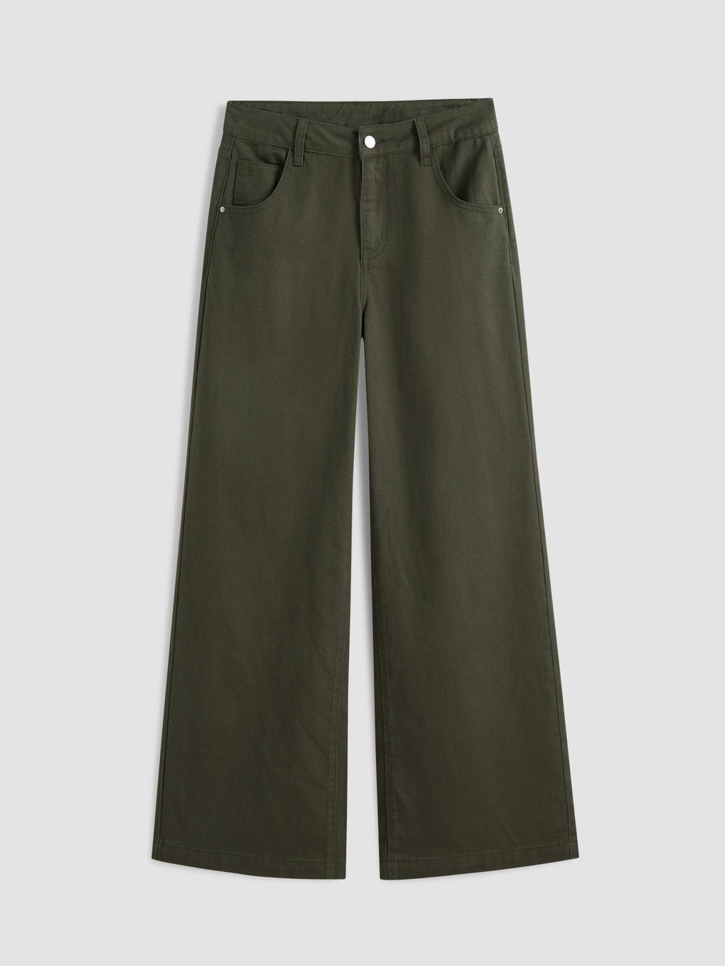 Denim Low Rise Solid Pocket Wide Leg Jeans | WL90 - view 6