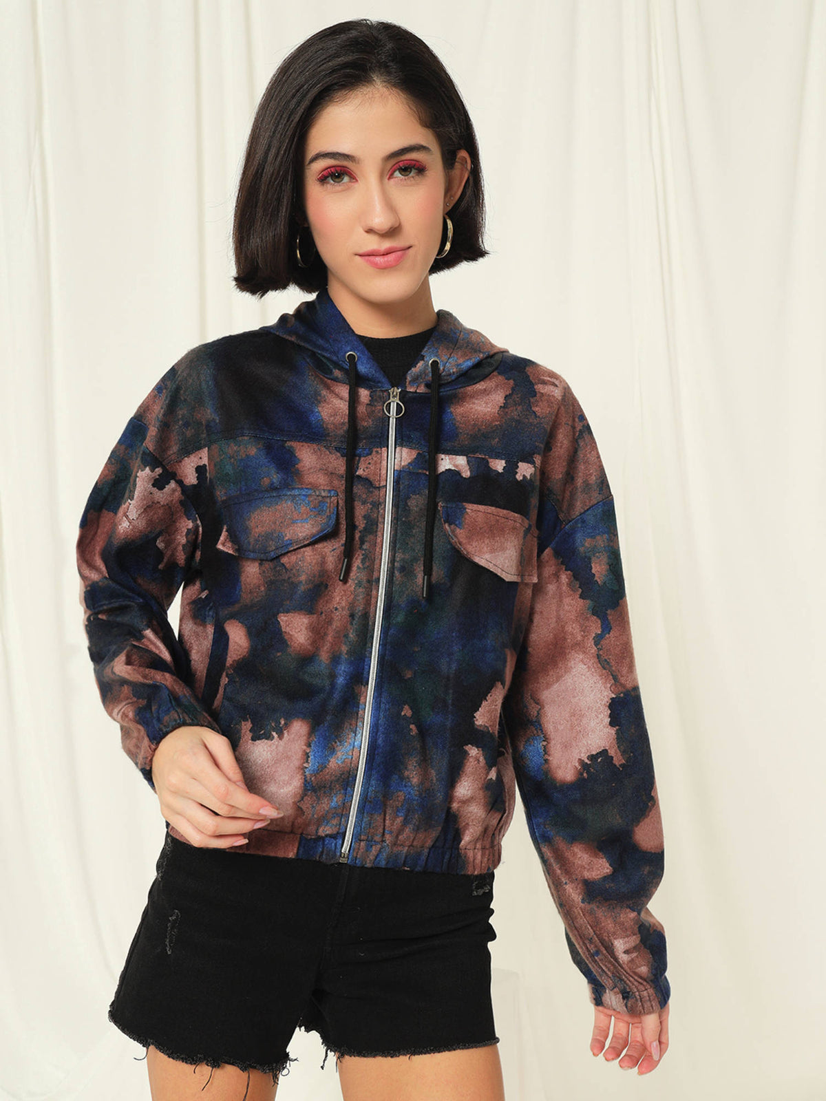 Multi-Color Polyester Jacket | JC78 - view 1