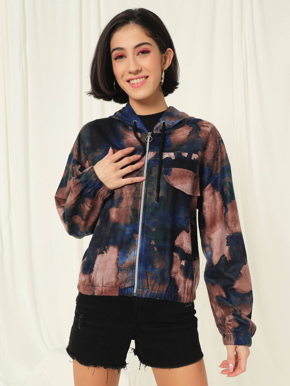 Multi-Color Polyester Jacket | JC78 - view 2