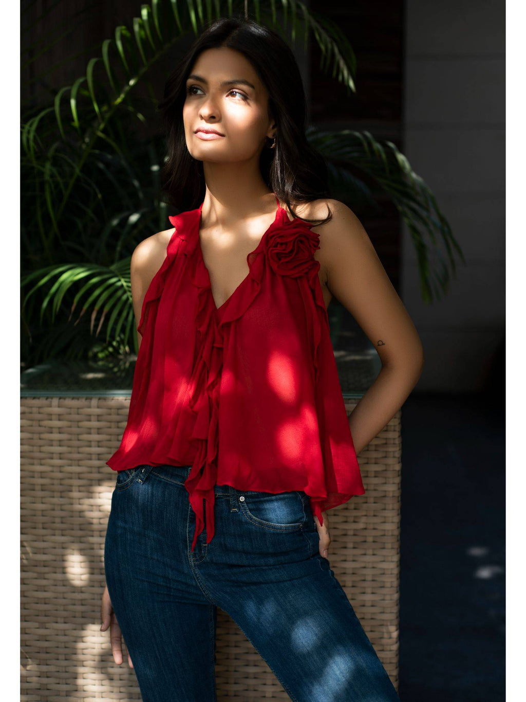 Red Mia Top | HT67 - view 3