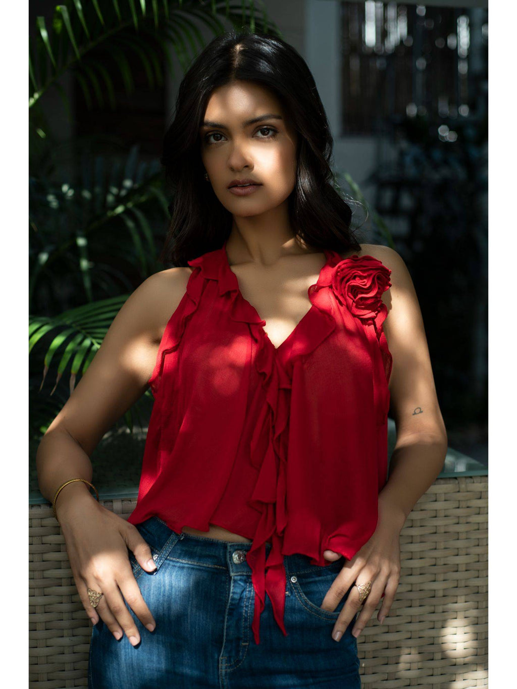 Red Mia Top | HT67 - view 7
