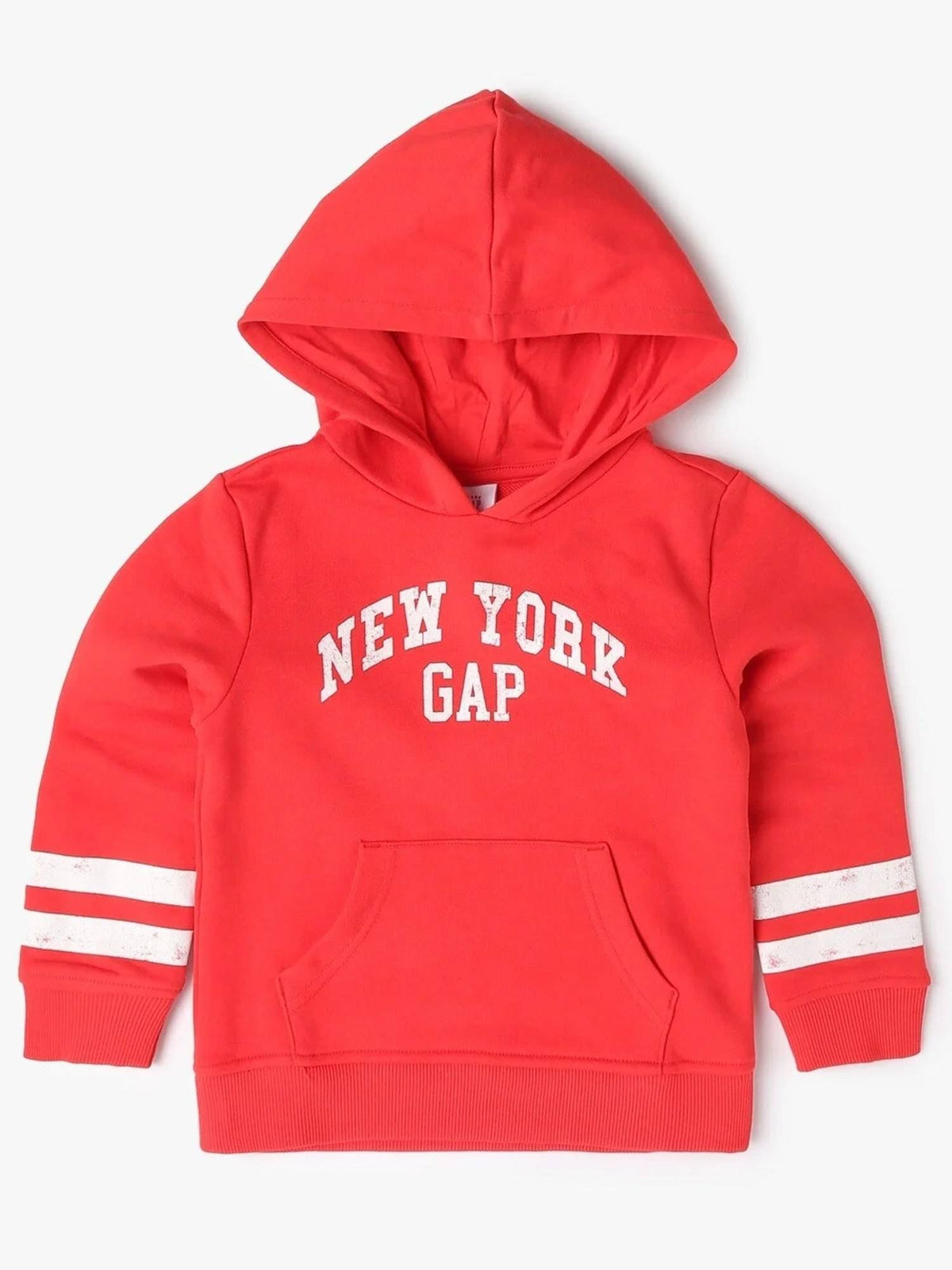 Red Solid Relaxed Fit Hoodie | HD56 - view 1
