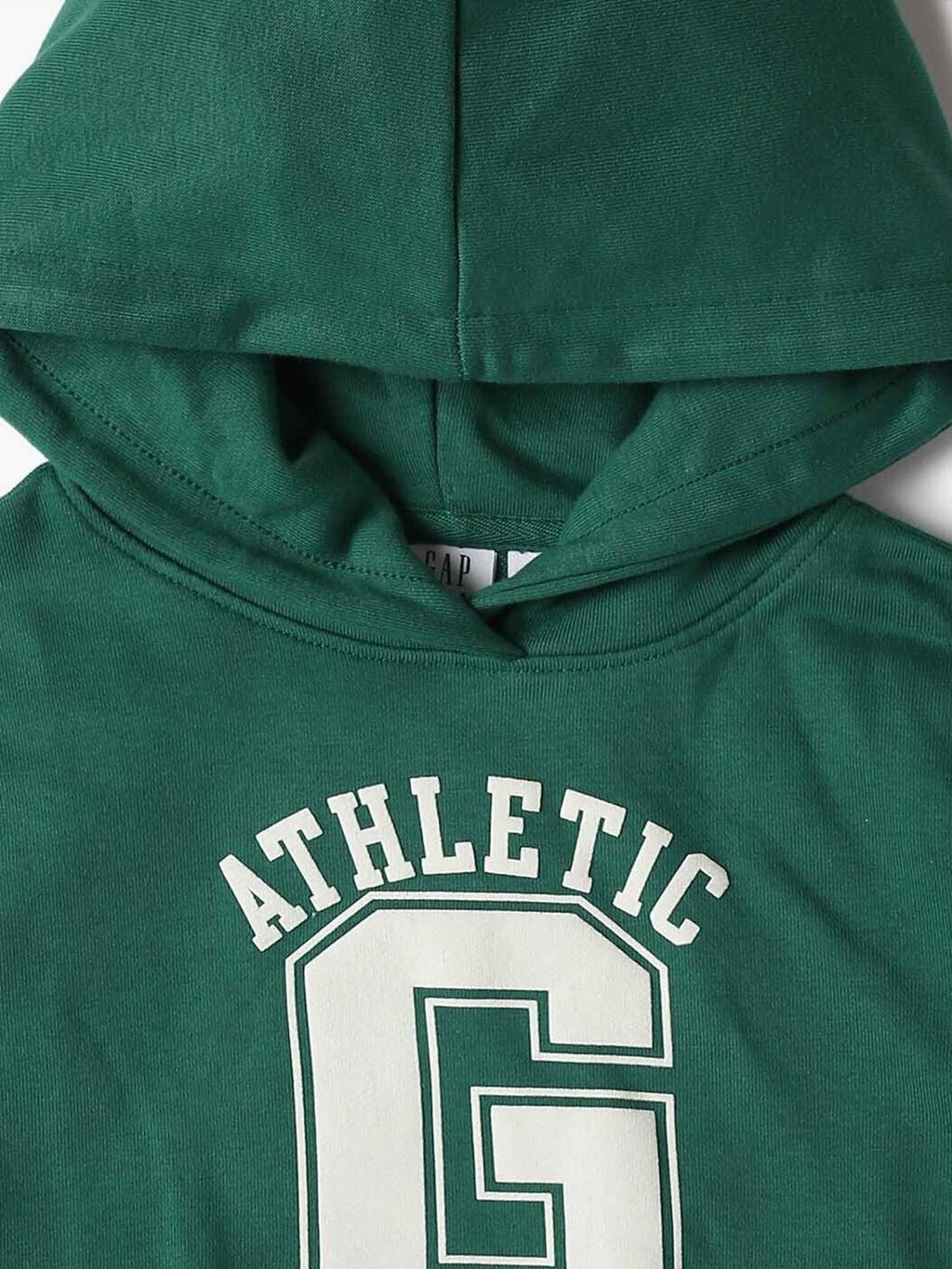 Green Solid Relaxed Fit Hoodie | HD56 - view 3