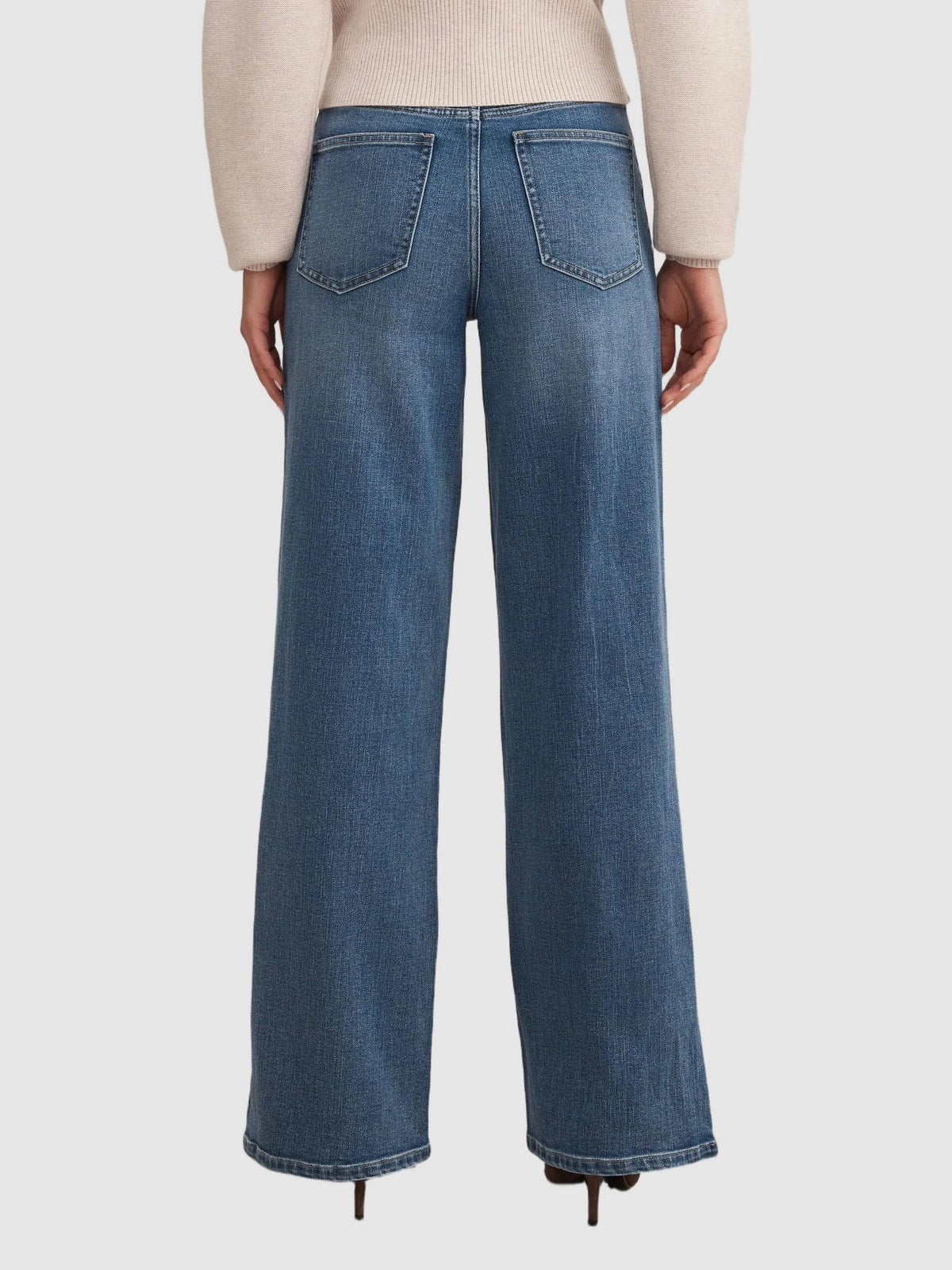 Yasmin Slim Wide Leg Jean | WL90 - view 2