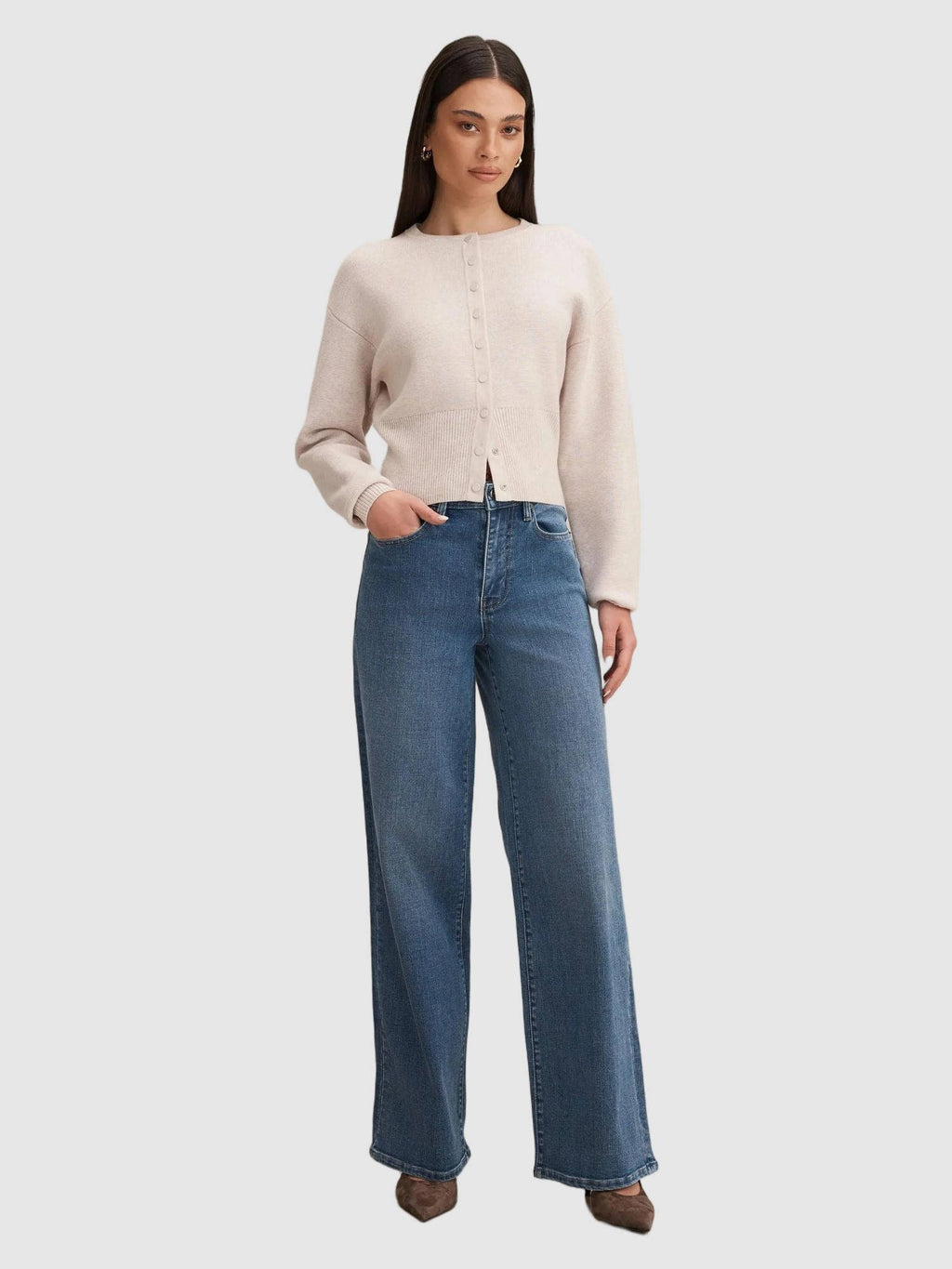 Yasmin Slim Wide Leg Jean | WL90 - view 5