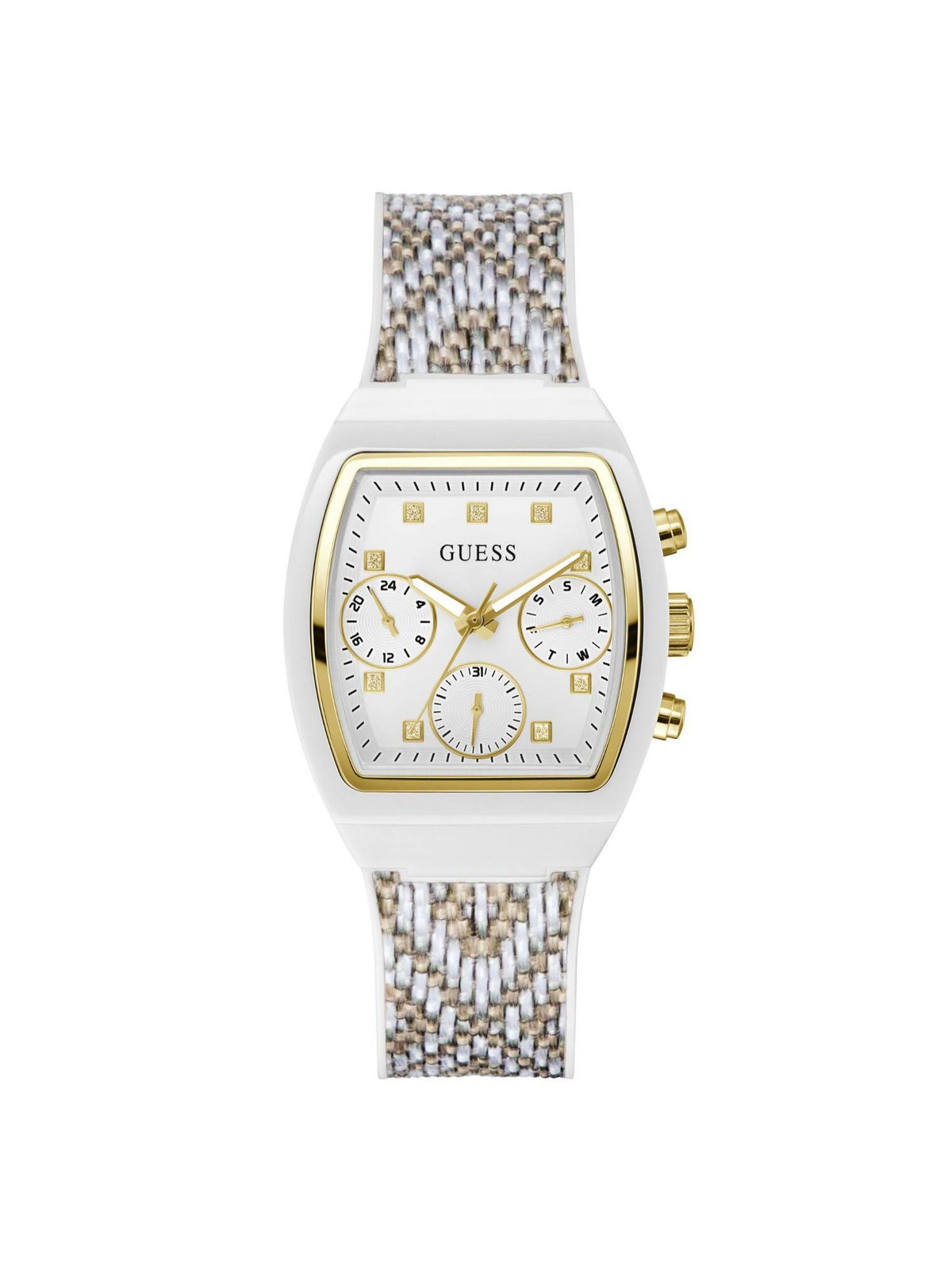Women Rectangle White Bio-Based Polycarbonate Analog Watch - GW0863L2 (Medium) | W92 - view 5