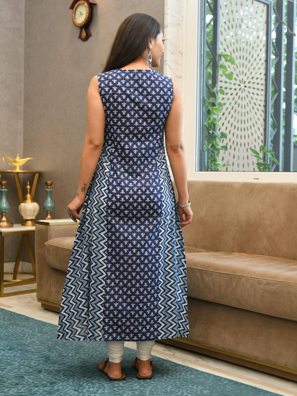 Anvika Printed A-line Kurta | FY93 - view 5