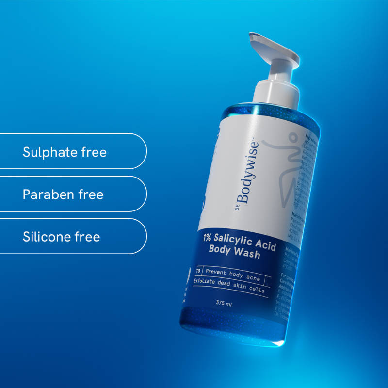 1% Salicylic Acid Body Wash, Treats Body Acne & Strawberry Skin - Exfoliating Shower Gel | BWS9 - view 25