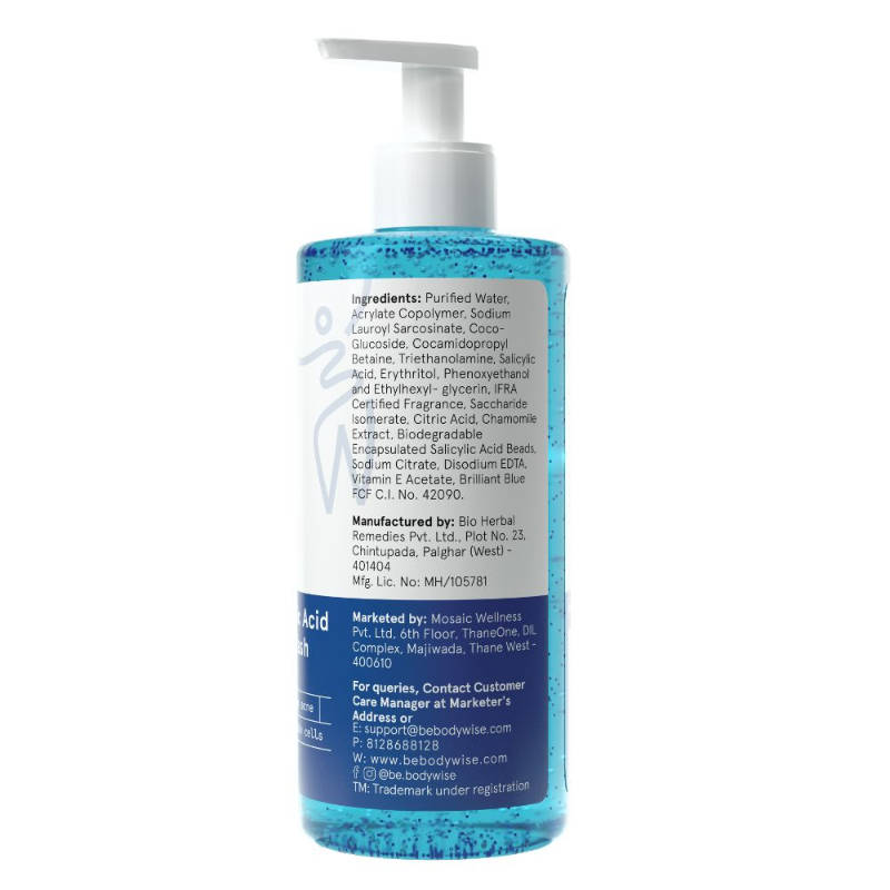1% Salicylic Acid Body Wash, Treats Body Acne & Strawberry Skin - Exfoliating Shower Gel | BWS9 - view 27