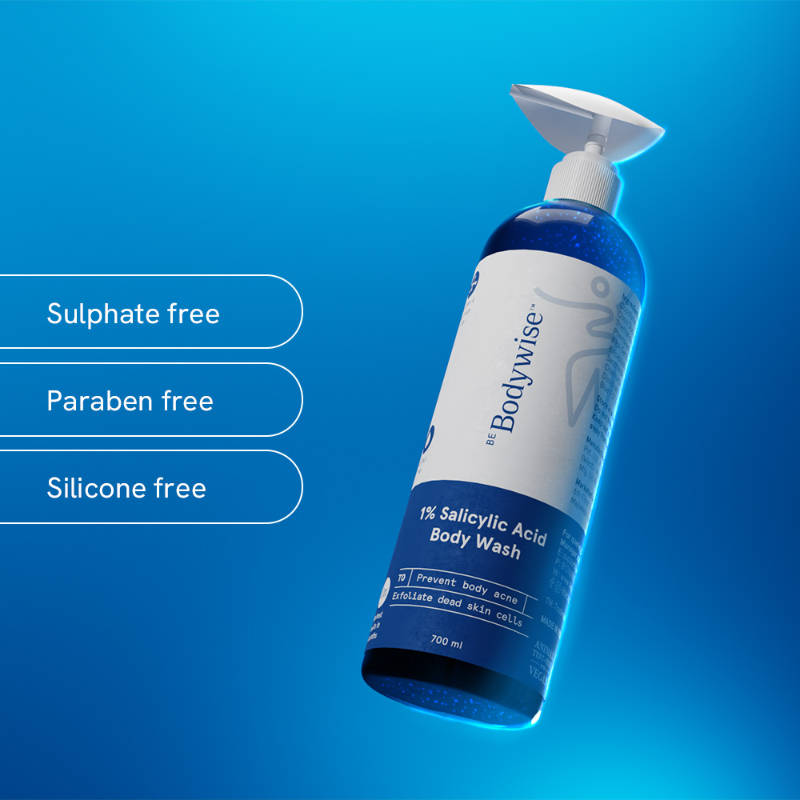 1% Salicylic Acid Body Wash, Treats Body Acne & Strawberry Skin - Exfoliating Shower Gel | BWS9 - view 35
