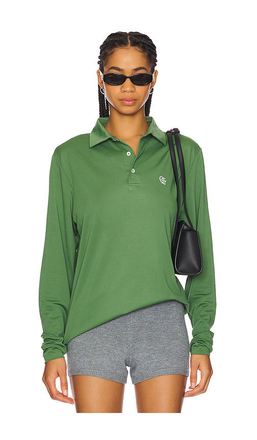 Monogram Long Sleeve Polo | PW43 - view 1