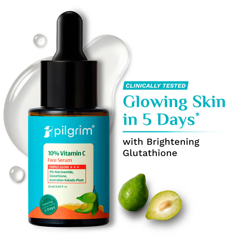 10% Vitamin C Face Serum Triple Glow+++ with 5% Niacinamide Brightens Skin For Men & Women | FC3 - view 9