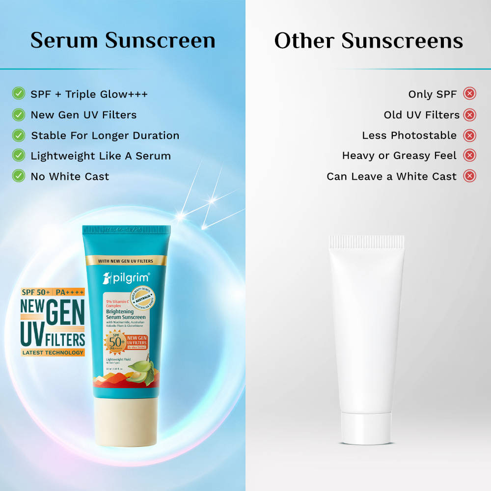 5% Vitamin C Complex Brightening Serum Sunscreen SPF50+PA++++ In-Vivo tested No White Caste | FC3 - view 5